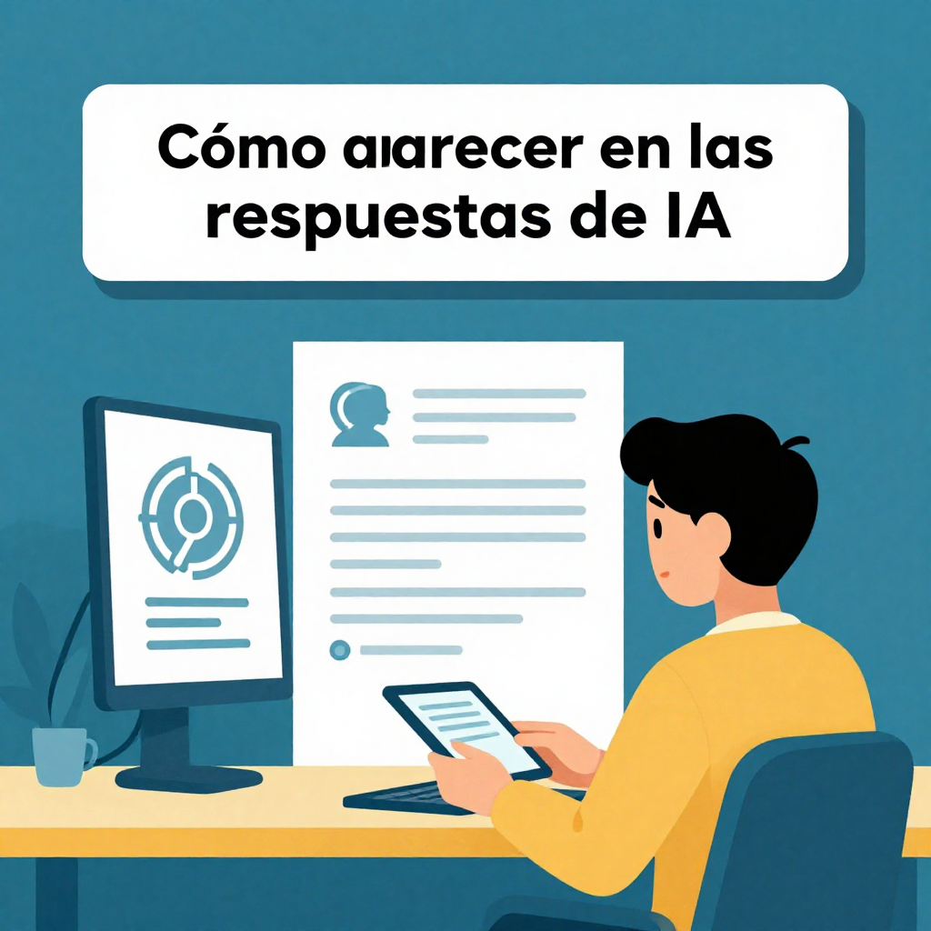 ¿Cómo aparecer en las respuestas de IA?
